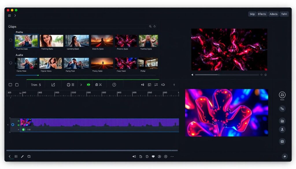 CapCut Video Editing Interface